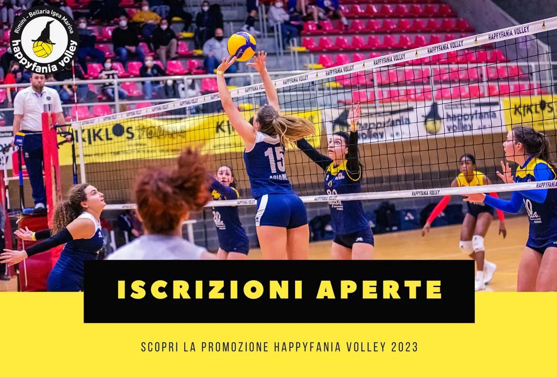 HAPPYFANIA VOLLEY 2023 ISCRIZIONI APERTE HAPPYFANIA VOLLEY 2023 ISCRIZIONI APERTE